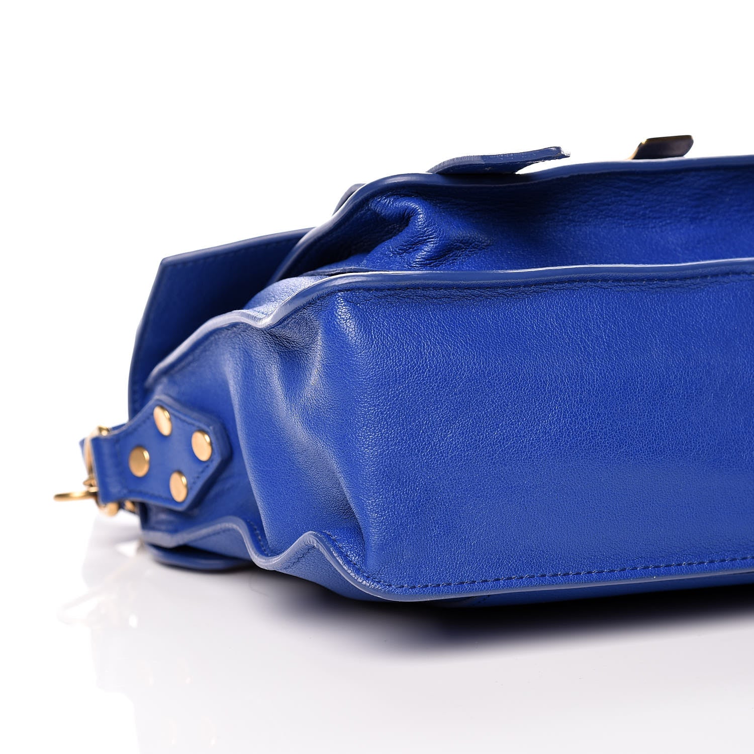 Proenza Schouler Lambskin Tiny PS1 Satchel Royal Blue 9 of 11
