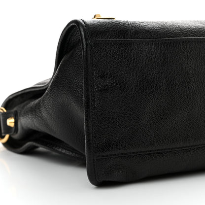 Balenciaga Chevre Gold Metallic Edge Hardware City Black 10 of 12
