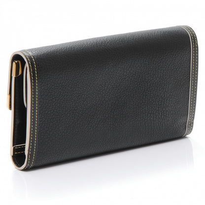 Louis Vuitton Suhali Porte Tresor International Wallet Black 3 of 8