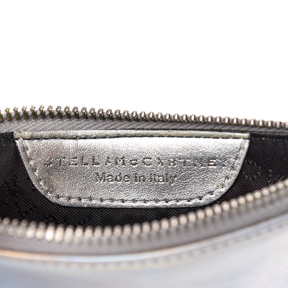 Stella McCartney Holographic Faux Leather Falabella Zip Pouch 6 of 13