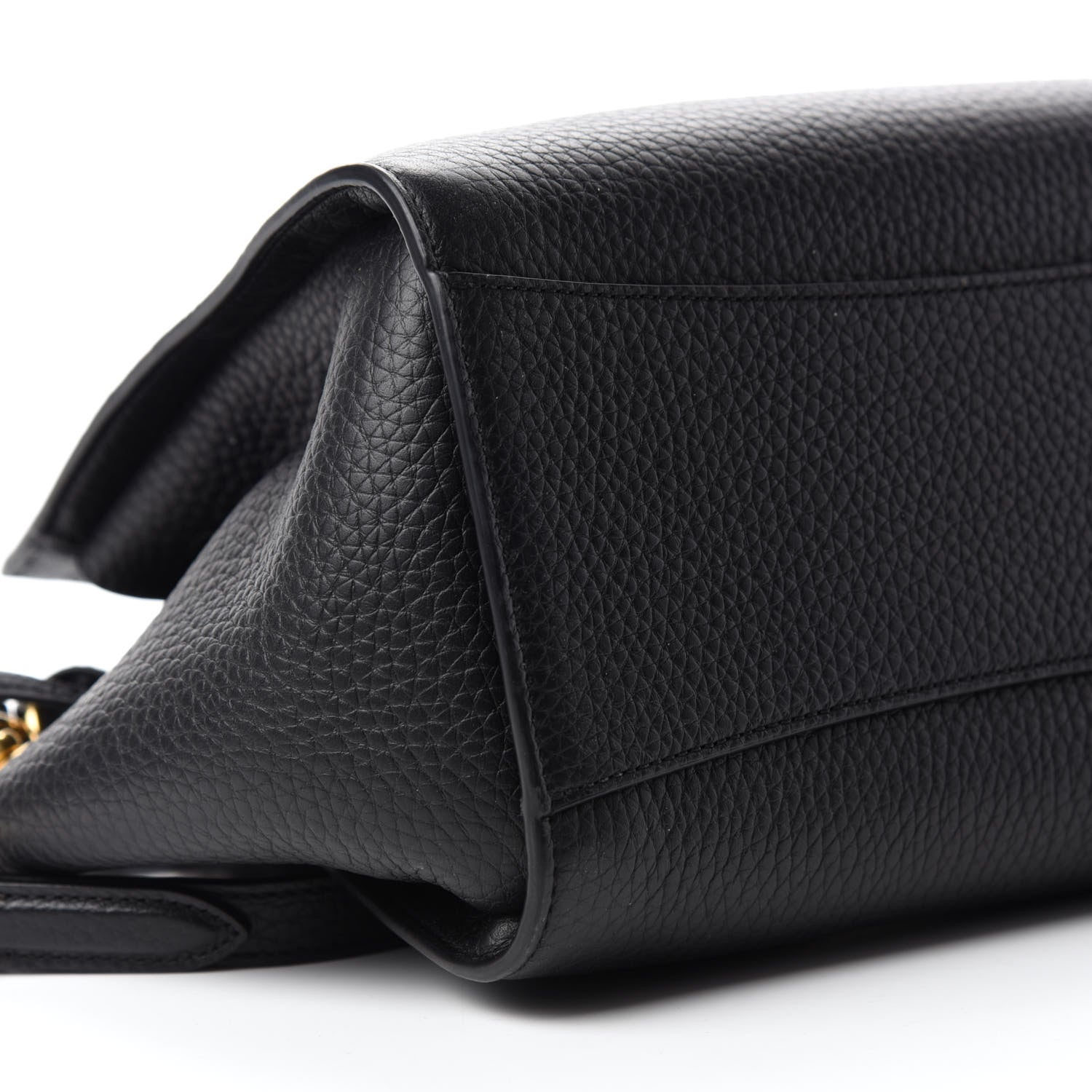 Mulberry Heavy Grain Small Iris Tote Black 6 of 9