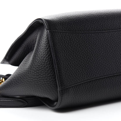 Mulberry Heavy Grain Small Iris Tote Black 6 of 9