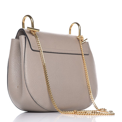 Chloe Grained Lambskin Drew Shoulder Bag Motty Grey 3 of 10