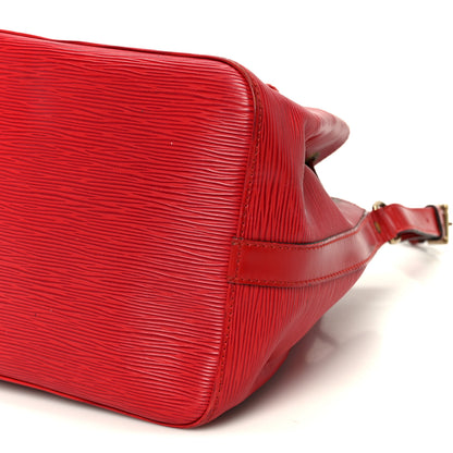 Louis Vuitton Epi Petit Noe Castillan Red 10 of 11