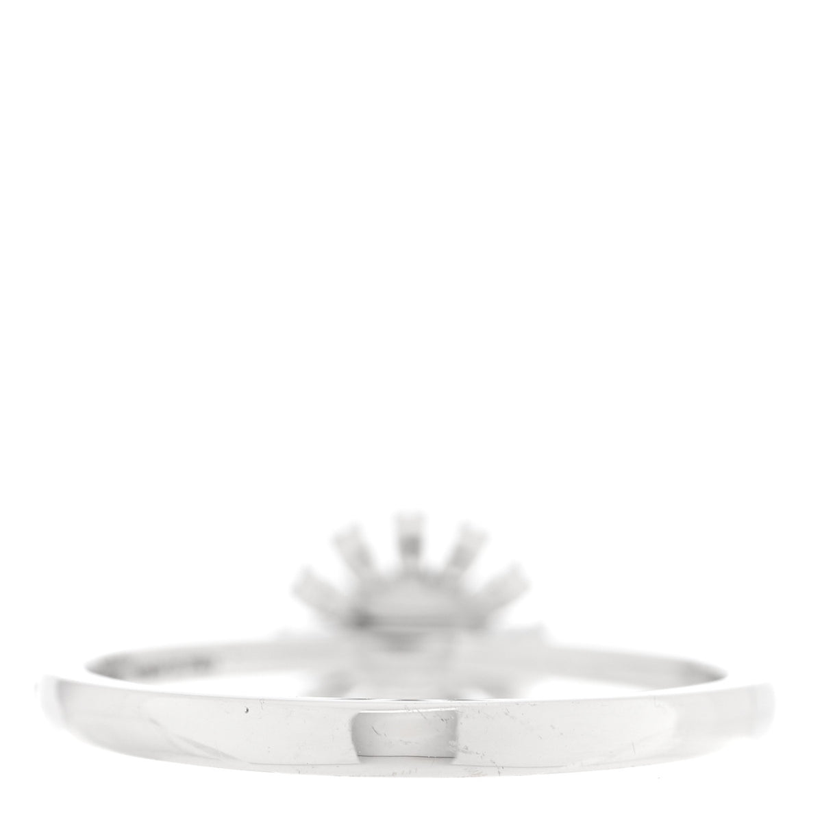 Damiani 18K White Gold Diamond Margherita Ring 58 8.25 3 of 6