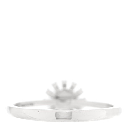 Damiani 18K White Gold Diamond Margherita Ring 58 8.25 3 of 6