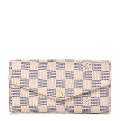 Louis Vuitton Damier Azur Sarah Wallet NM 1 of 10