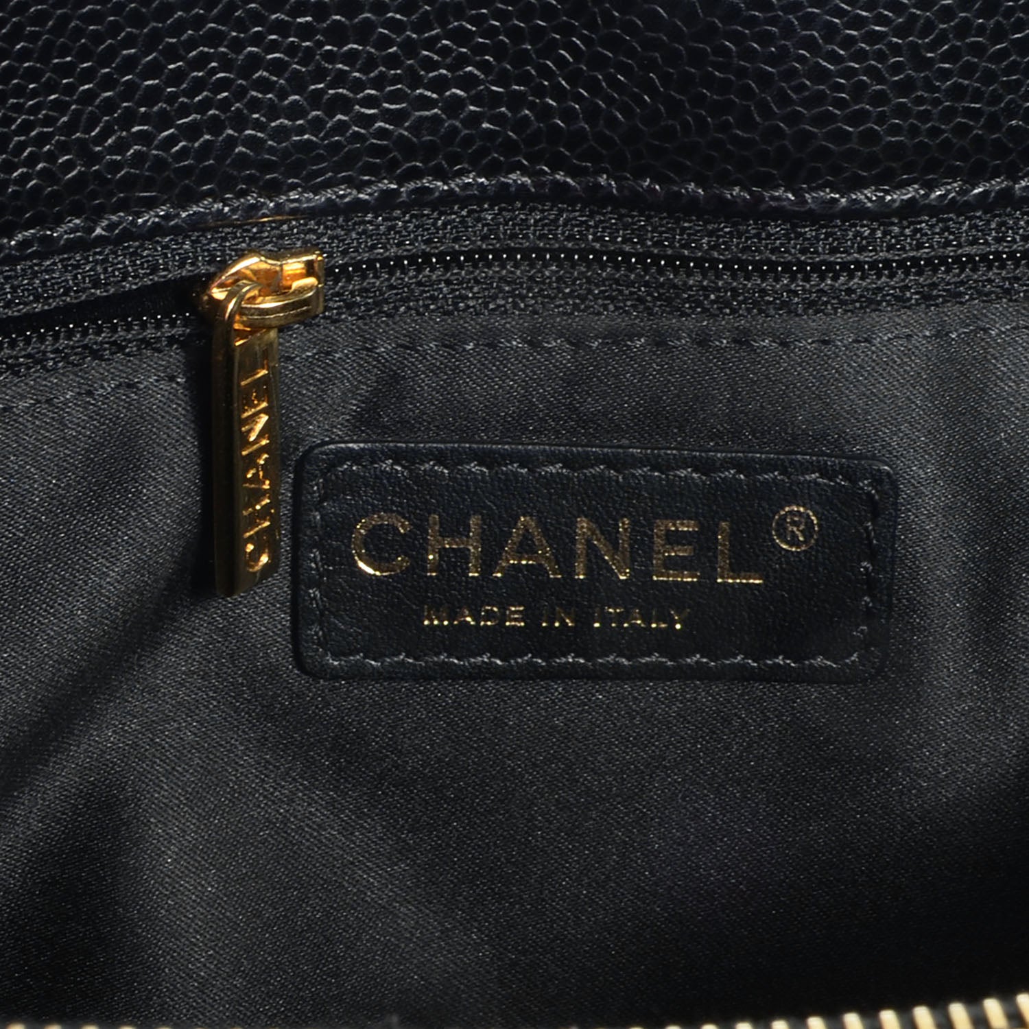 Chanel Caviar Grand Shopping Tote GST Black 8 of 9
