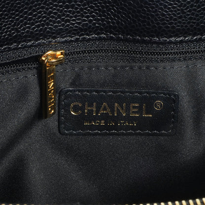 Chanel Caviar Grand Shopping Tote GST Black 8 of 9