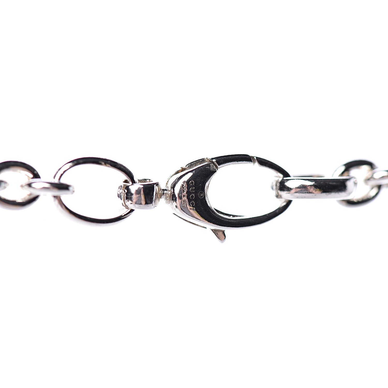 Gucci Sterling Silver Britt Necklace 5 of 8