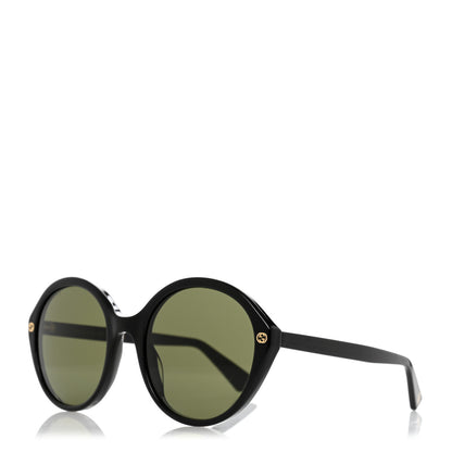 Gucci Acetate Round Sunglasses GG0023S Black 1 of 8