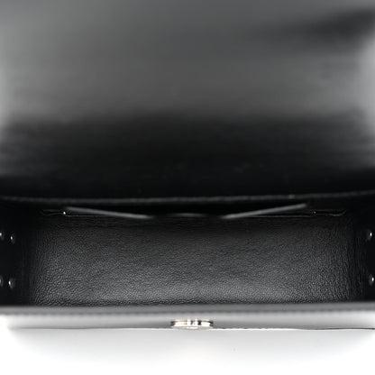 Alexander McQueen Calfskin Studded Jeweled Mini The Biker Knuckle Satchel Black 5 of 10