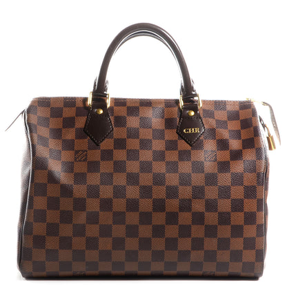 Louis Vuitton Damier Ebene Speedy 30 1 of 7
