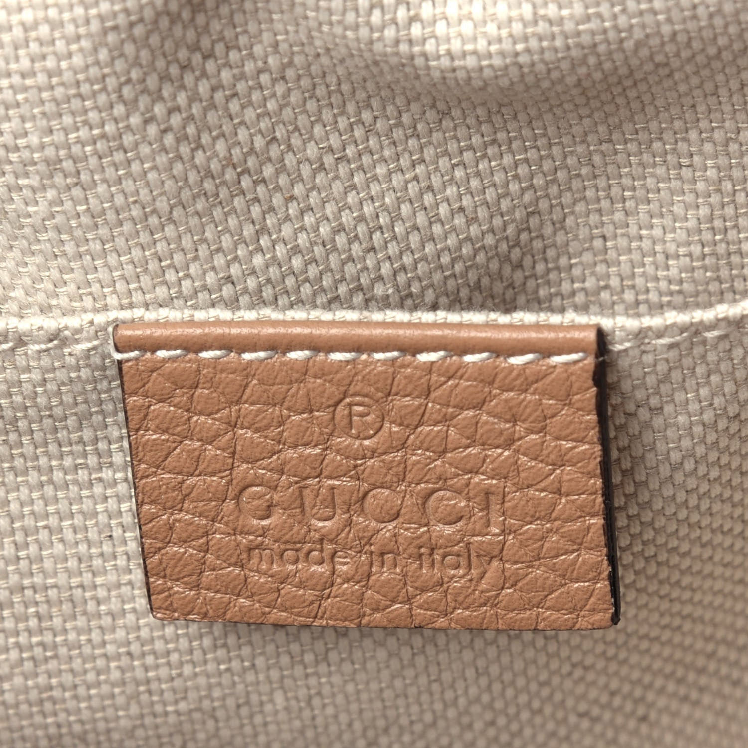 Gucci Pebbled Calfskin Small Soho Disco Bag Rose Beige 6 of 9