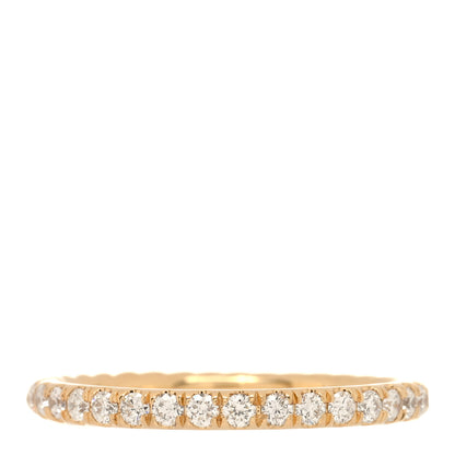 David Yurman 18K Yellow Gold Diamond 2mm Cable Collectibles Band Ring 54 7 1 of 4