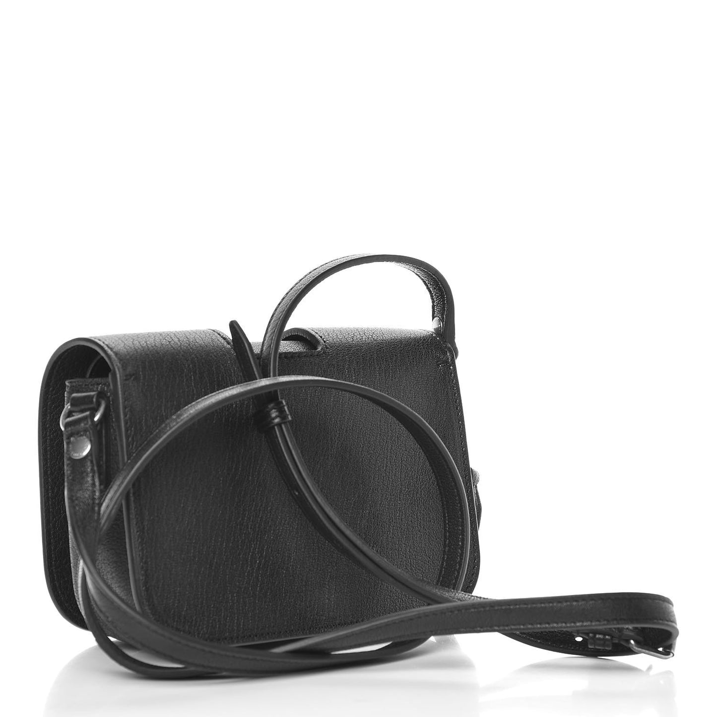 Lambskin Toy Charlotte Messenger Bag Black