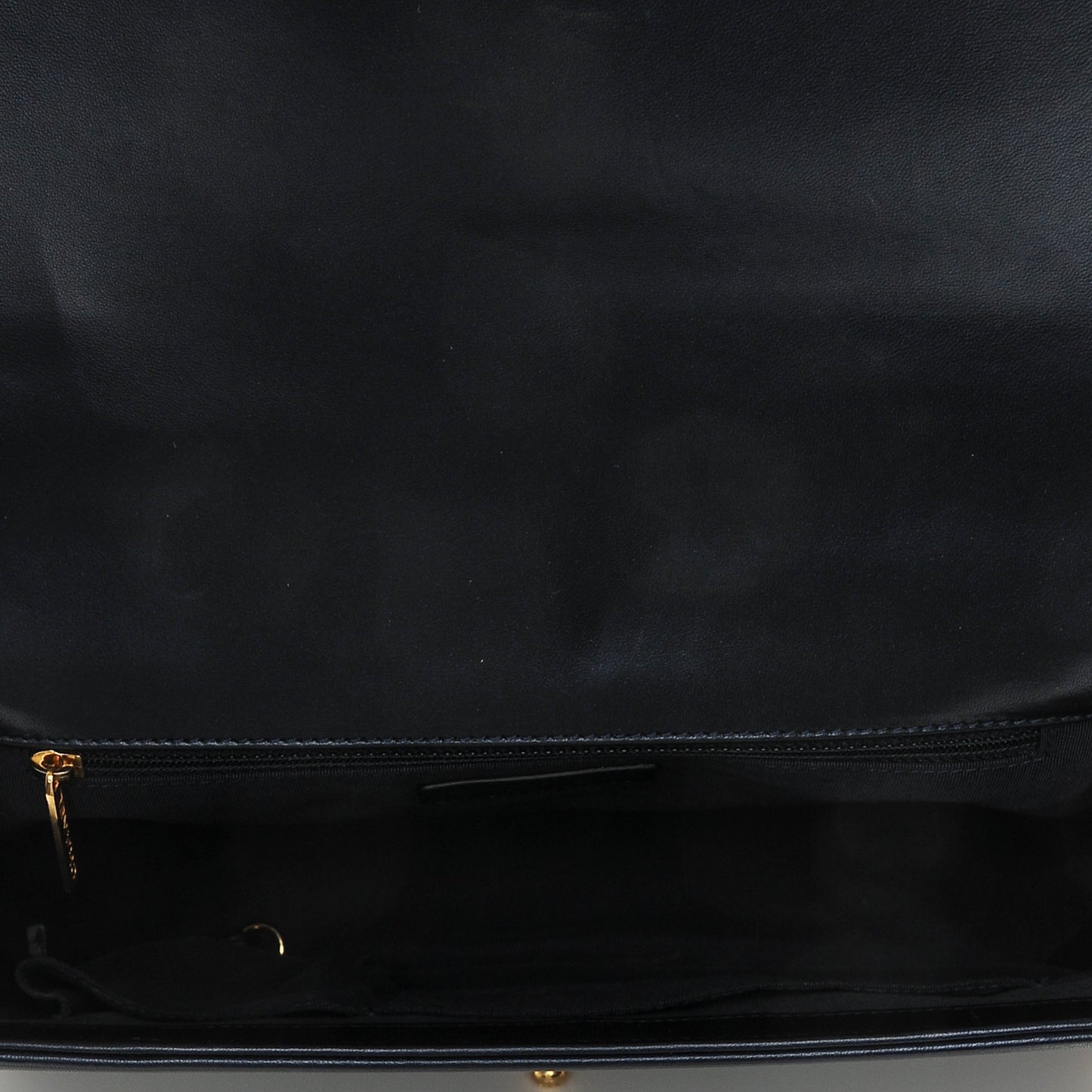 Lambskin Embossed Large Boy Cube Flap Navy Blue