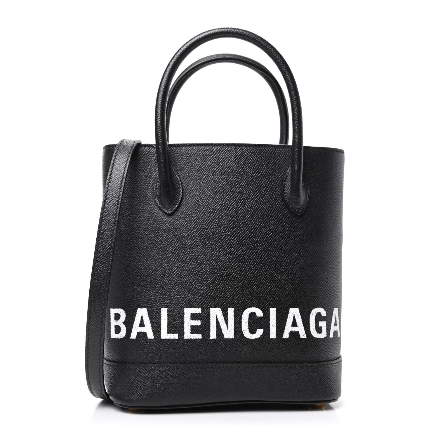 Balenciaga Grained Calfskin Ville Aj Tote XXS Black 1 of 9