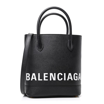 Balenciaga Grained Calfskin Ville Aj Tote XXS Black 1 of 9