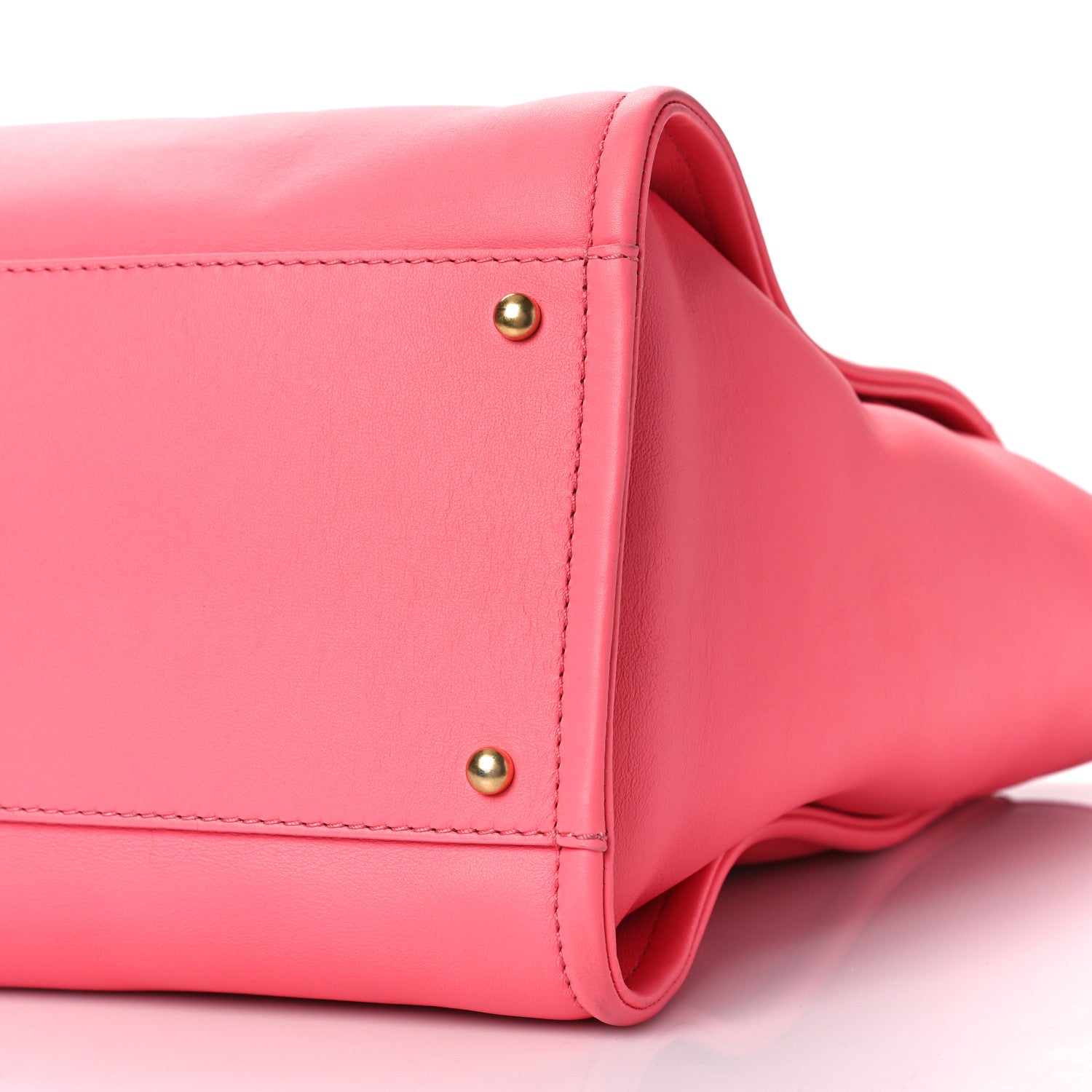 Chanel Calfskin Medium Deauville Tote Coral Pink 10 of 13