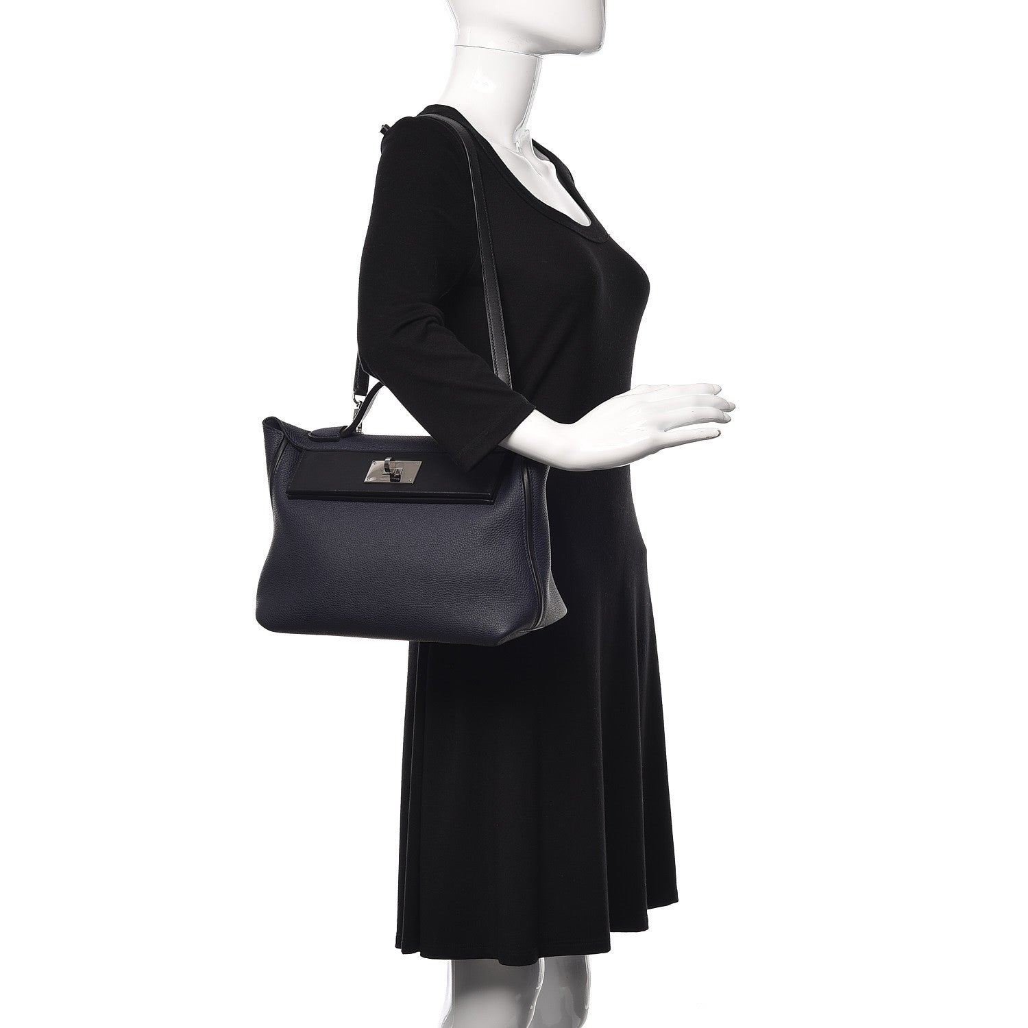 Hermes Togo Swift 24/24 29 Bleu Nuit Black 2 of 10