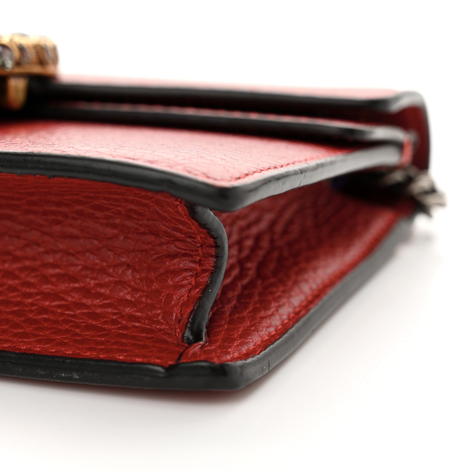 Gucci Calfskin Super Mini Dionysus Shoulder Bag Hibiscus Red 10 of 10
