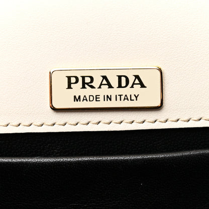 Prada City Calf Saffiano Astrology Cahier Bag Talco Black 6 of 10