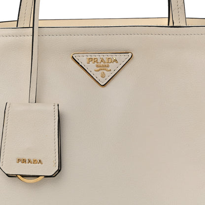 Prada Glace Calfskin Tote White 8 of 15