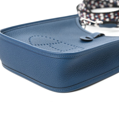 Hermes Taurillon Clemence Zigzag Evelyne TPM Deep Bleu Bleu Zellige Indigo Black 9 of 10