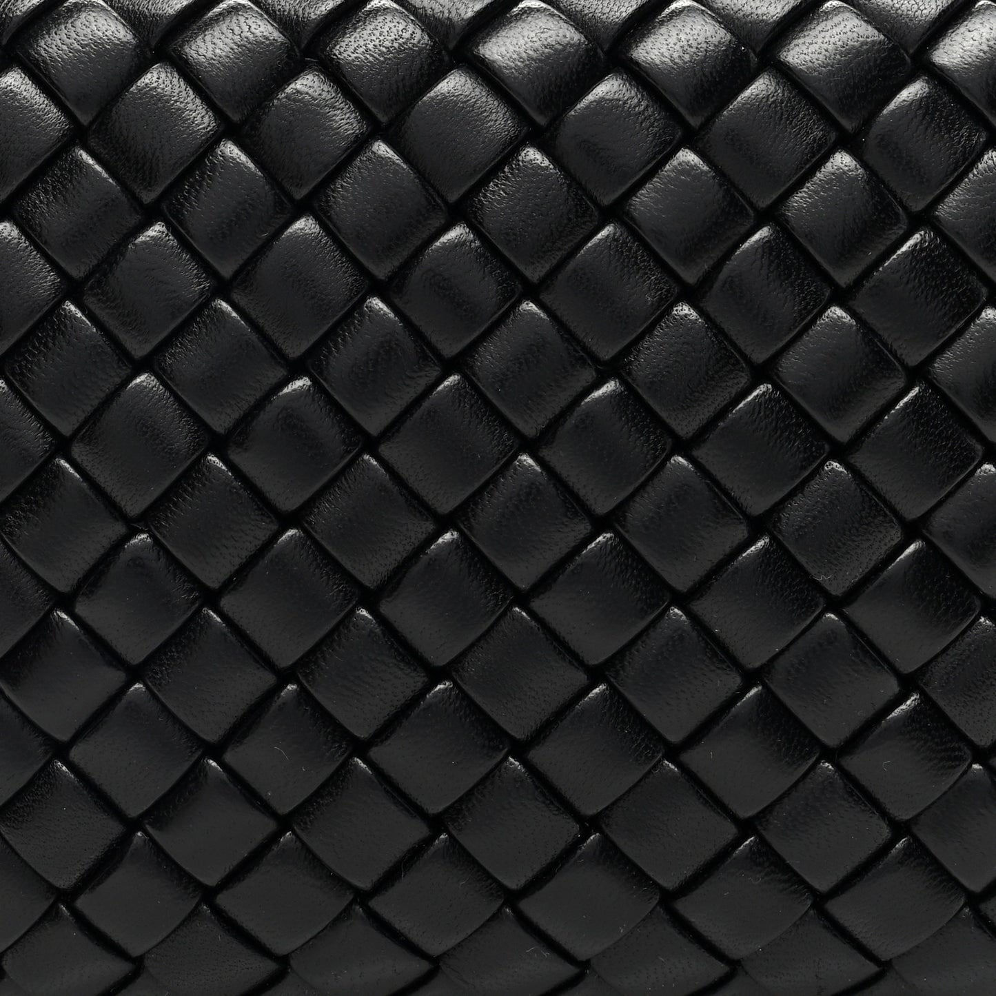 Calfskin Intrecciato Knot On Strap Black