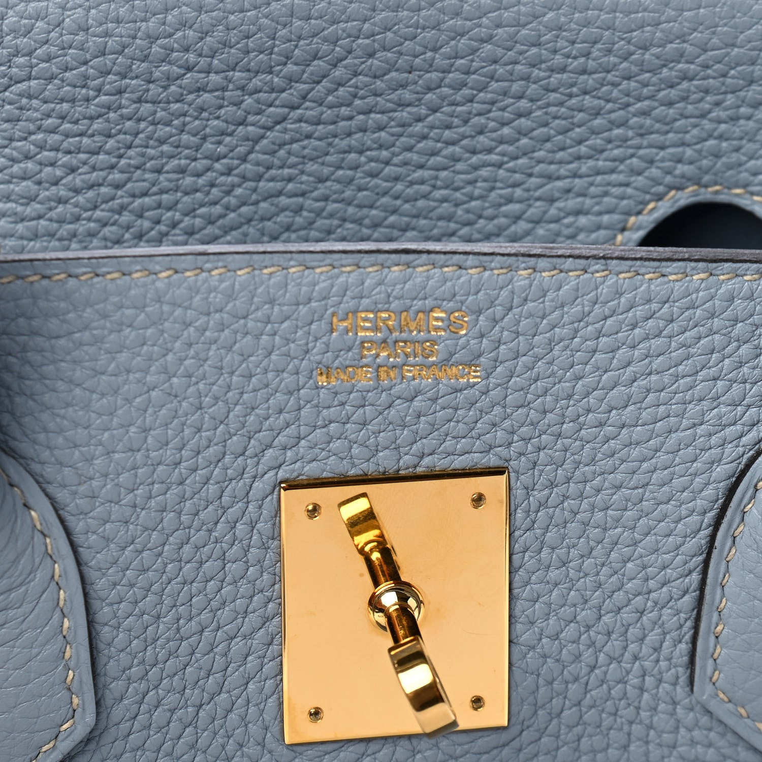 Hermes Togo Birkin 35 Bleu Lin 5 of 10