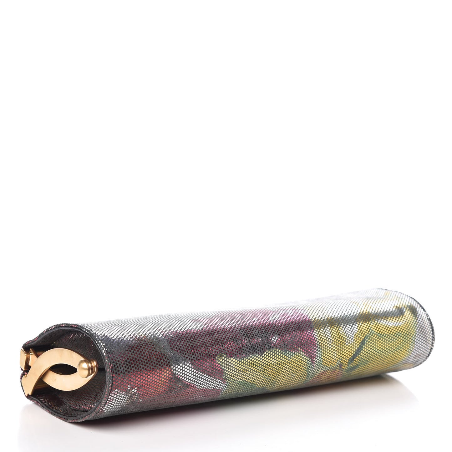 Pixelated Floral Small Evening Clutch