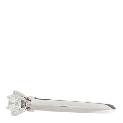 Tiffany Platinum Diamond .19ct Solitaire Engagement Ring 47 4 3 of 6