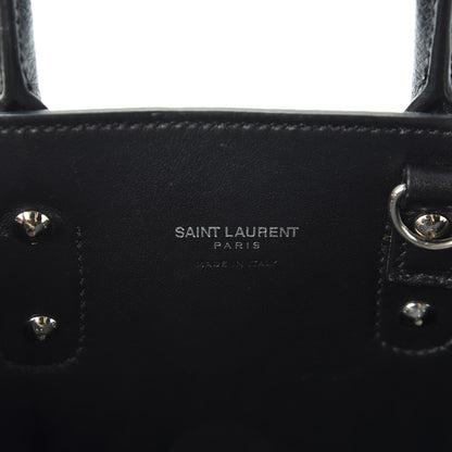 Saint Laurent Grained Calfskin Nano Sac De Jour Black 8 of 9