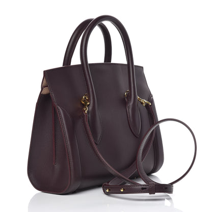 Alexander McQueen Sweet Calfskin Small Heroine 30 Burgundy 3 of 9