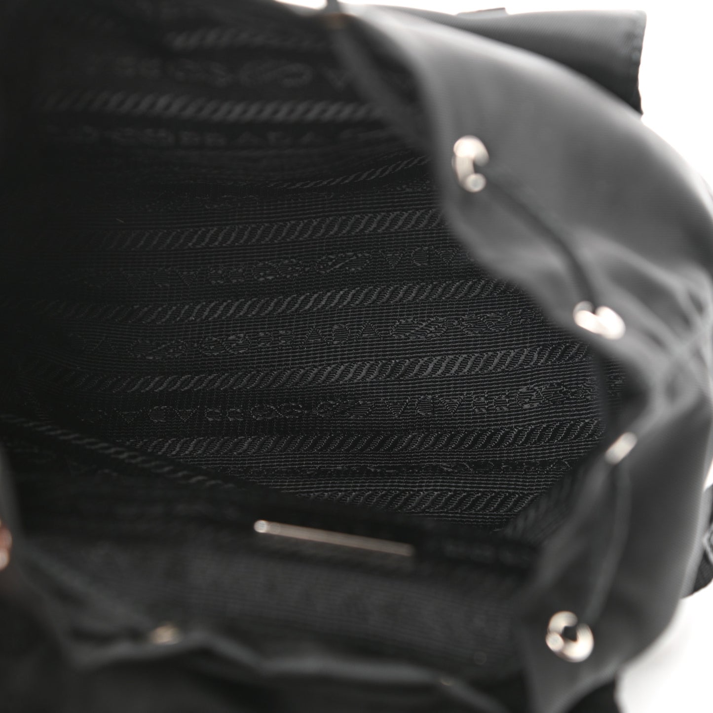 Nylon Vela Mini Crossbody Backpack Black