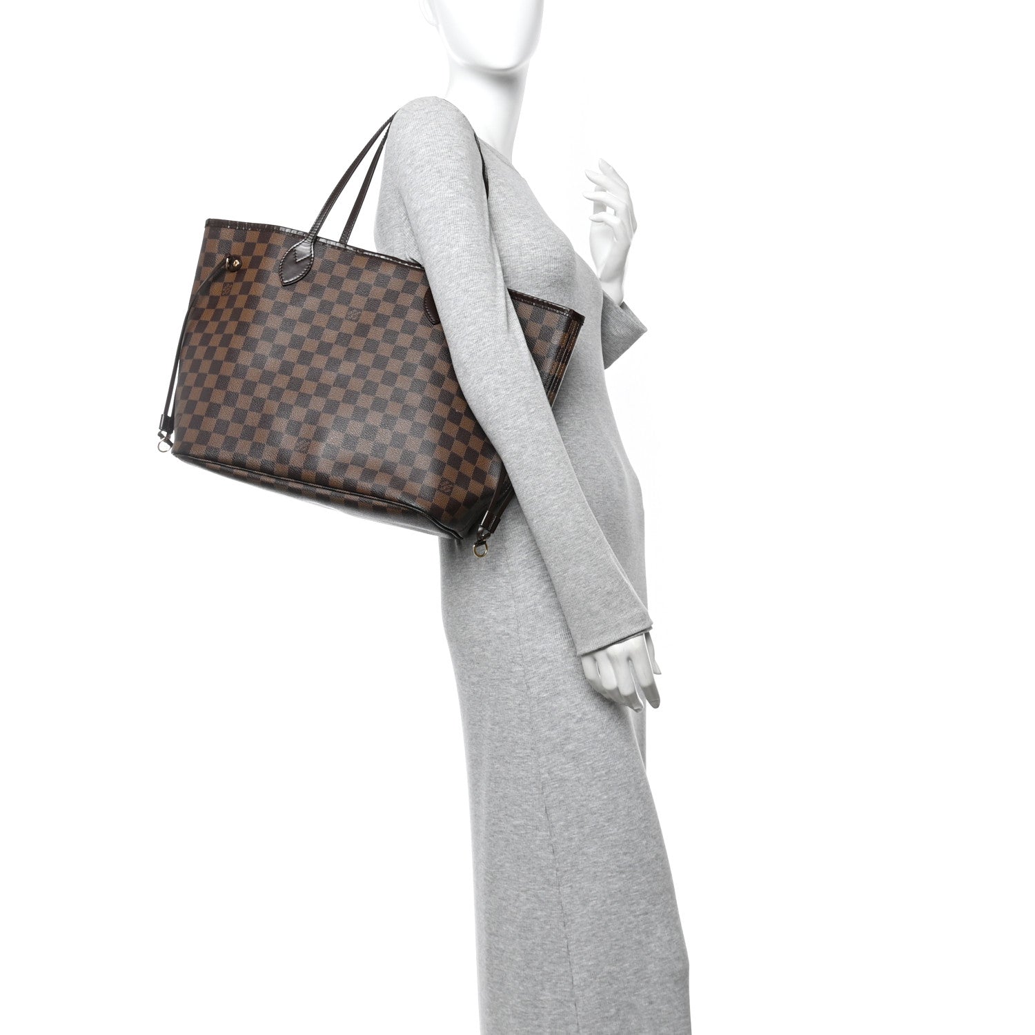 Louis Vuitton Damier Ebene Neverfull MM 2 of 9