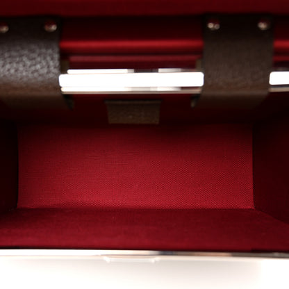 Gucci GG Supreme Monogram Globe-Trotter Beauty Case Brown 5 of 11