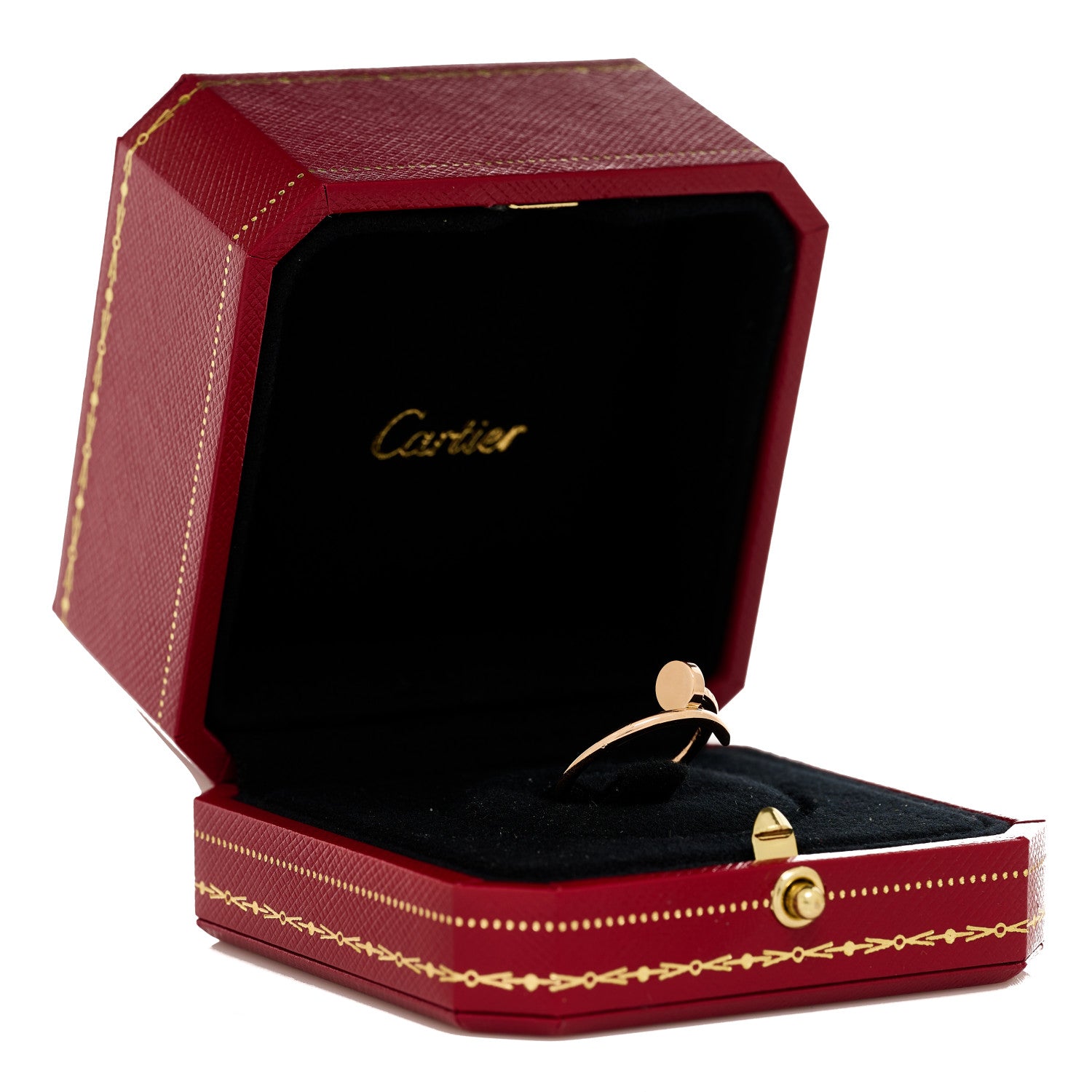 Cartier 18K Pink Gold Small Juste Un Clou Ring 51 5.75 6 of 6