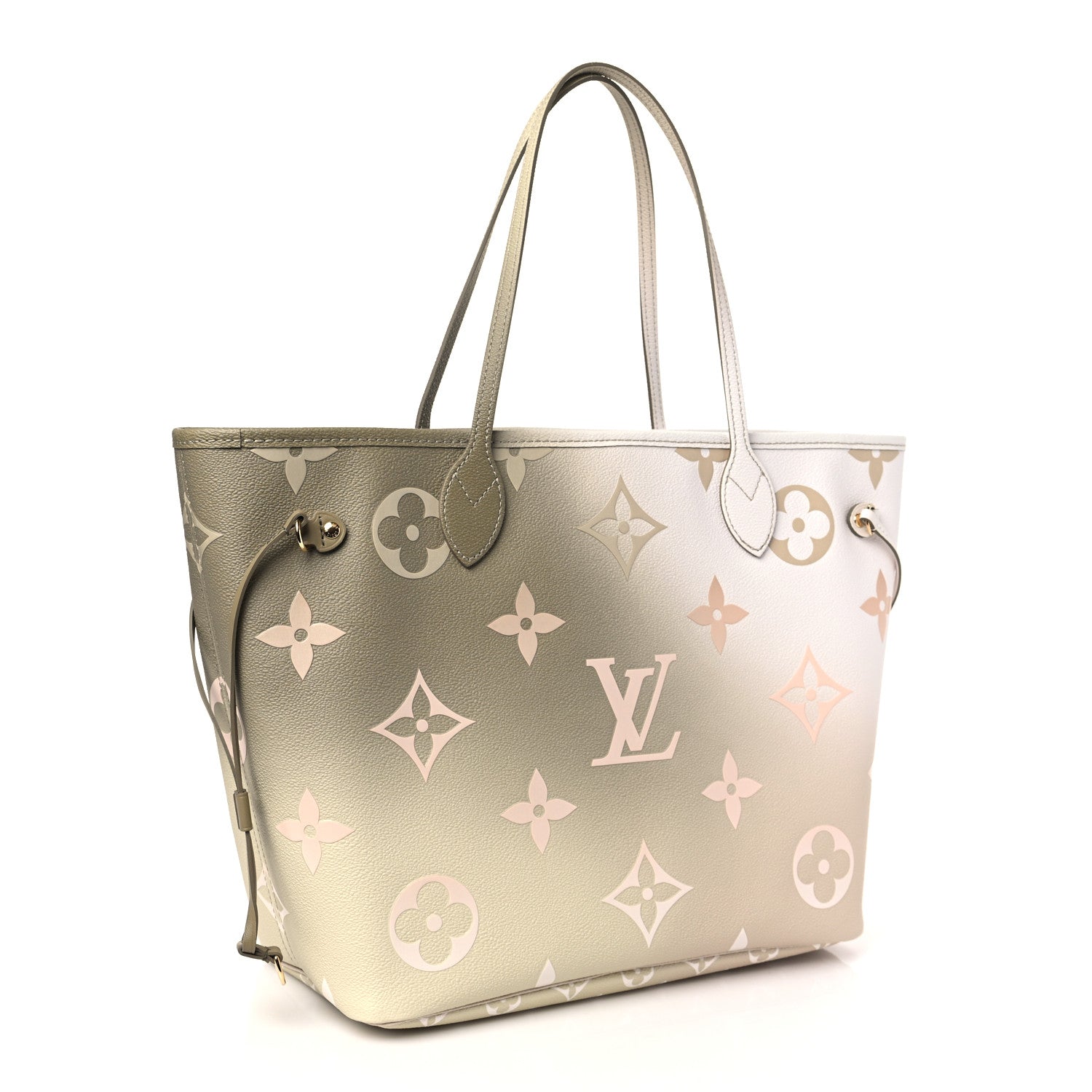Louis Vuitton Monogram Giant Spring In The City Neverfull MM Sunset Kaki 4 of 10