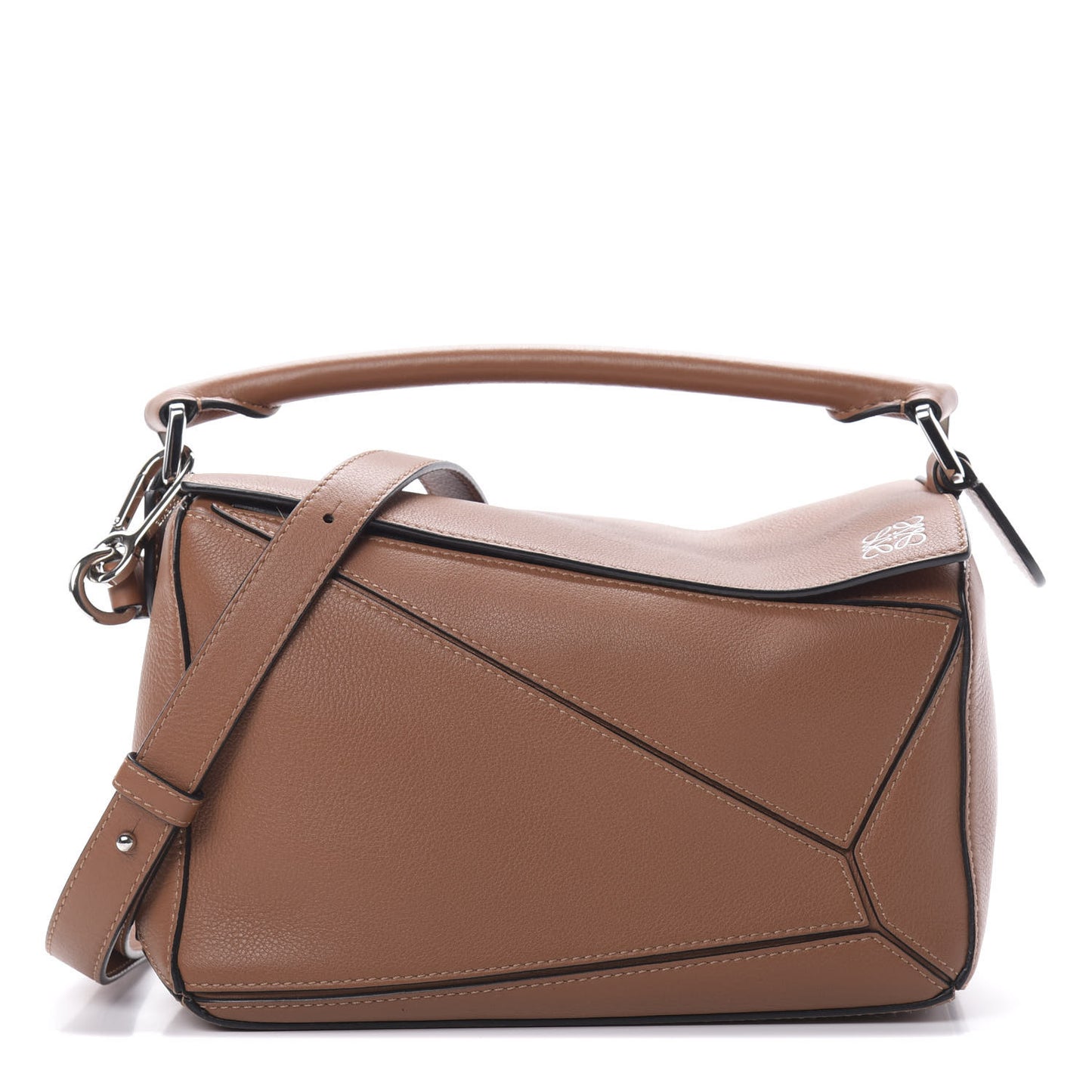 Calfskin Small Puzzle Bag Tan