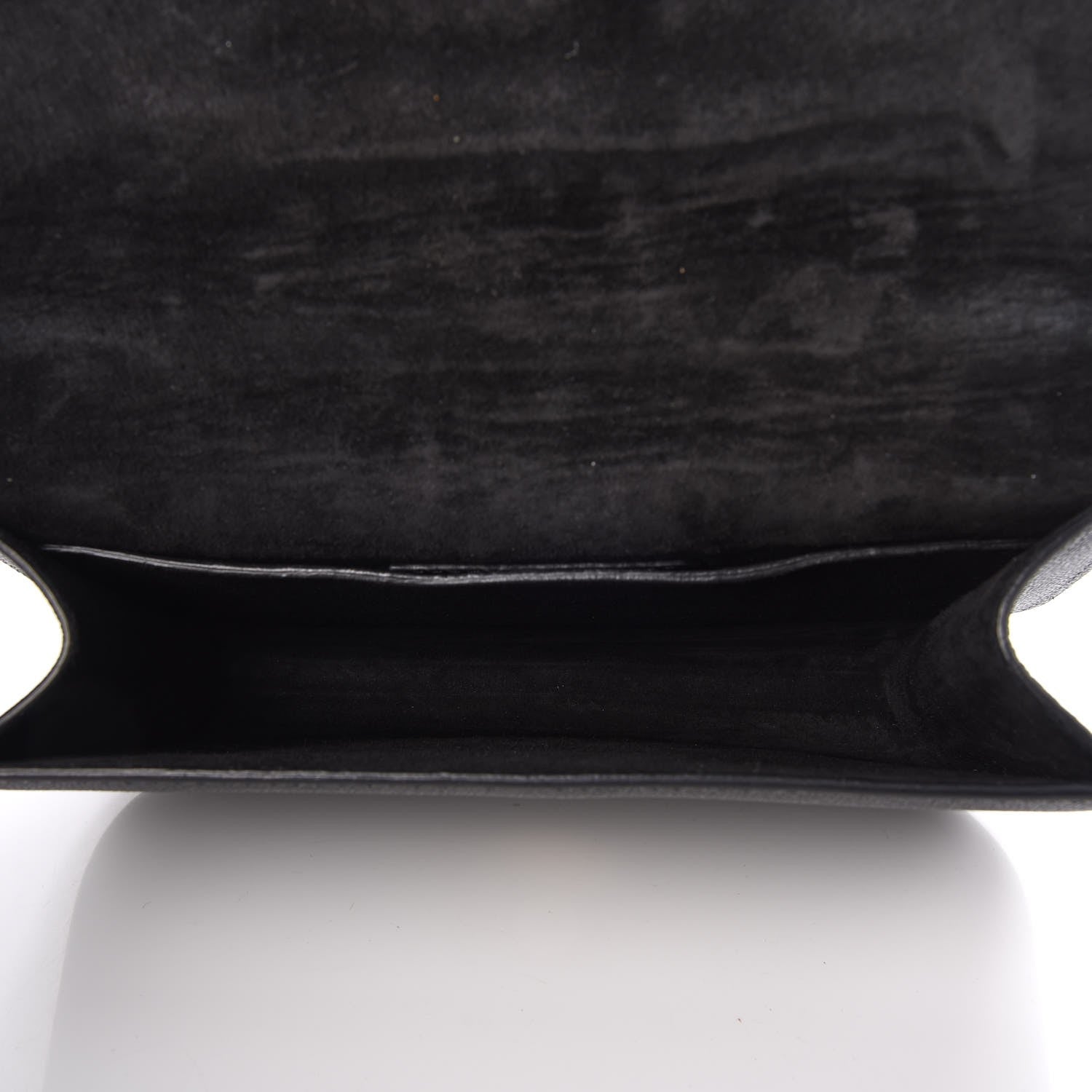 Alexander McQueen Grained Calfskin Small Insignia Flap Black 5 of 7