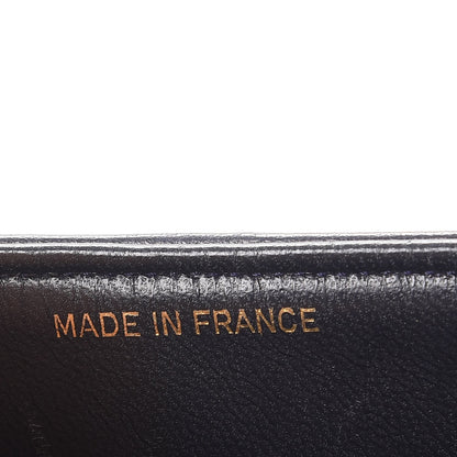Chanel Lambskin Quilted Medium Double Flap Navy 8 of 14