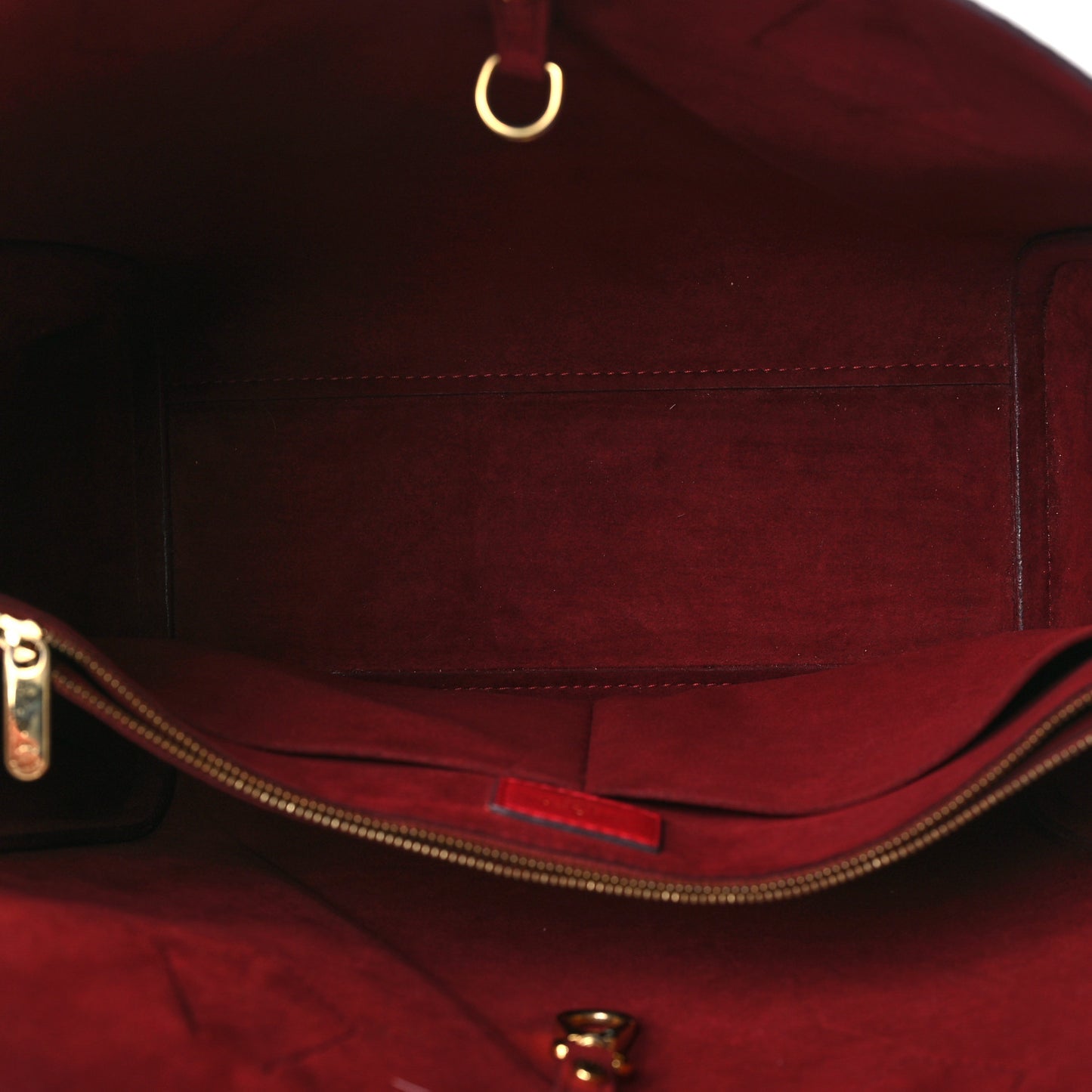 Calfskin Monogram Kimono Tote Cherry