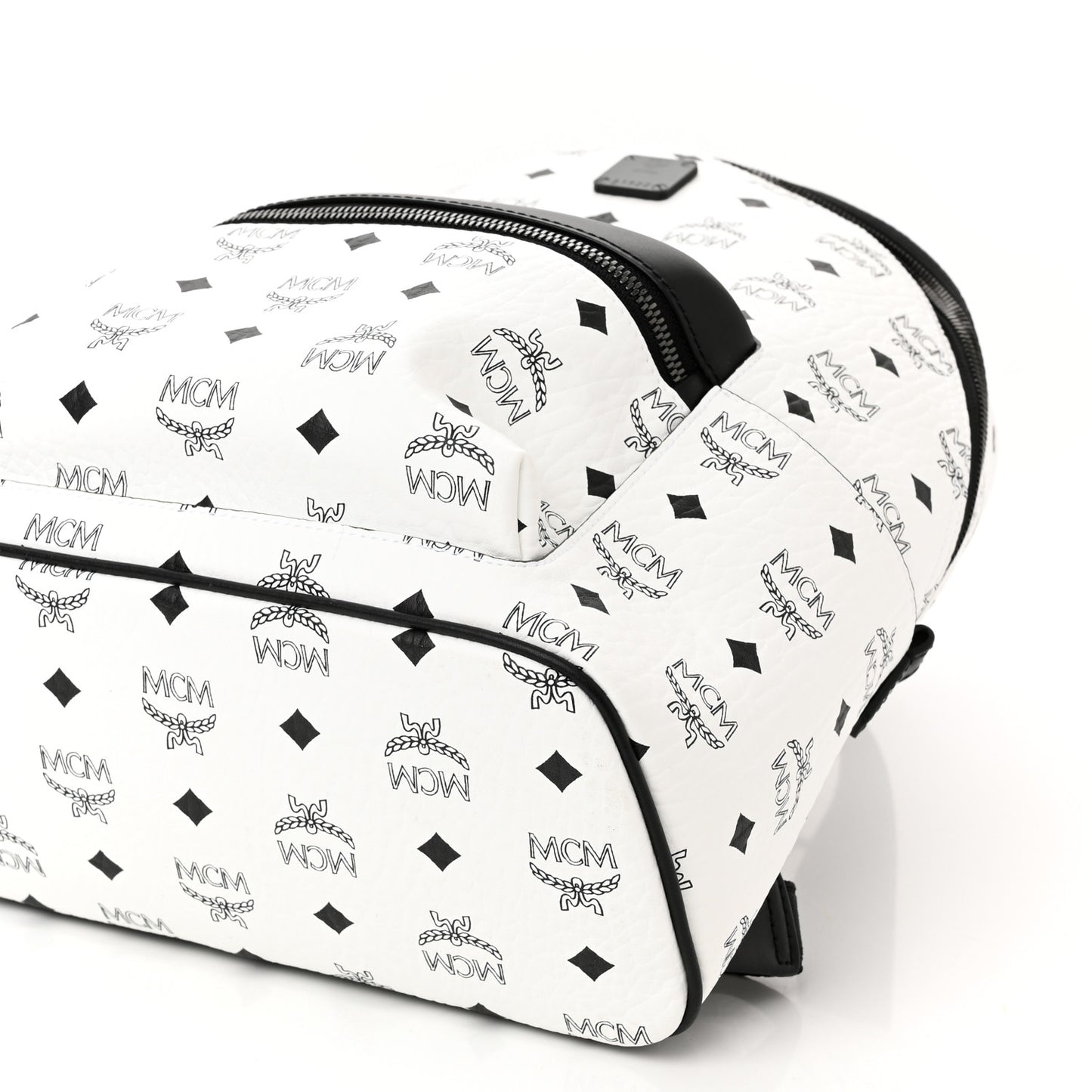 Visetos Nappa Small Stark Backpack White