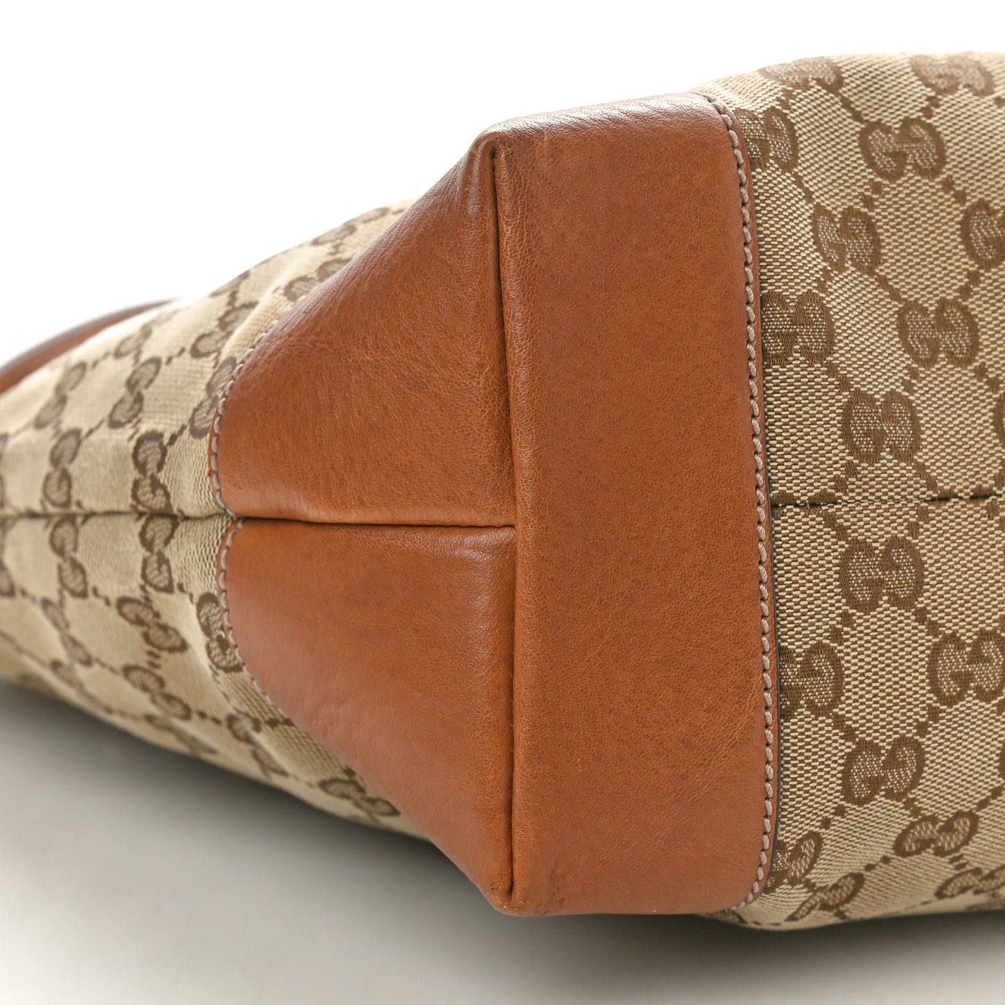 Guccissima Medium Charm Tote Light Brown