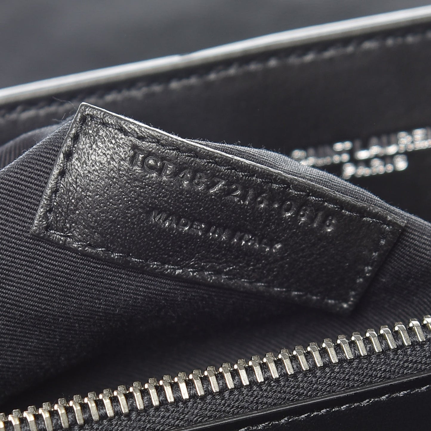 Calfskin Y Quilted Monogram Medium Loulou Chain Satchel Black