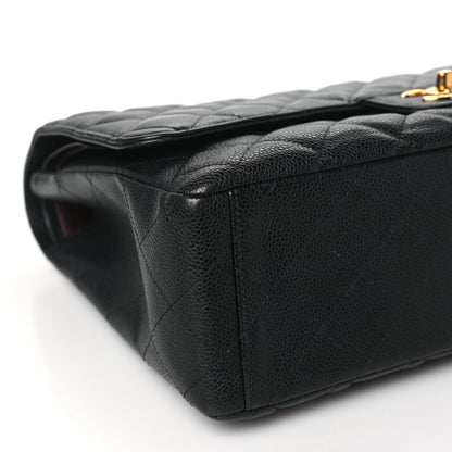 Chanel Caviar Quilted Maxi Double Flap Black 9 of 11