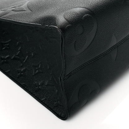 Louis Vuitton Empreinte Monogram Giant Onthego MM Black 8 of 9