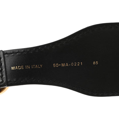 Christian Dior Canvas Embroidered Large Book Belt 85 34 Bleu 3 of 4